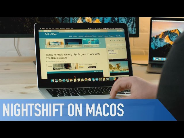 Video thumbnail for How to enable and use Nightshift on macOS Sierra | Quick Tips