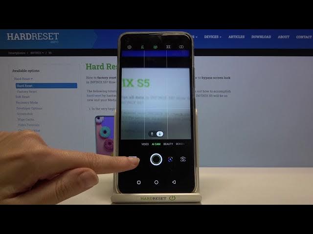 Video thumbnail for How to Manage Camera Grid Lines in INFINIX S5 – Find Helper Lines