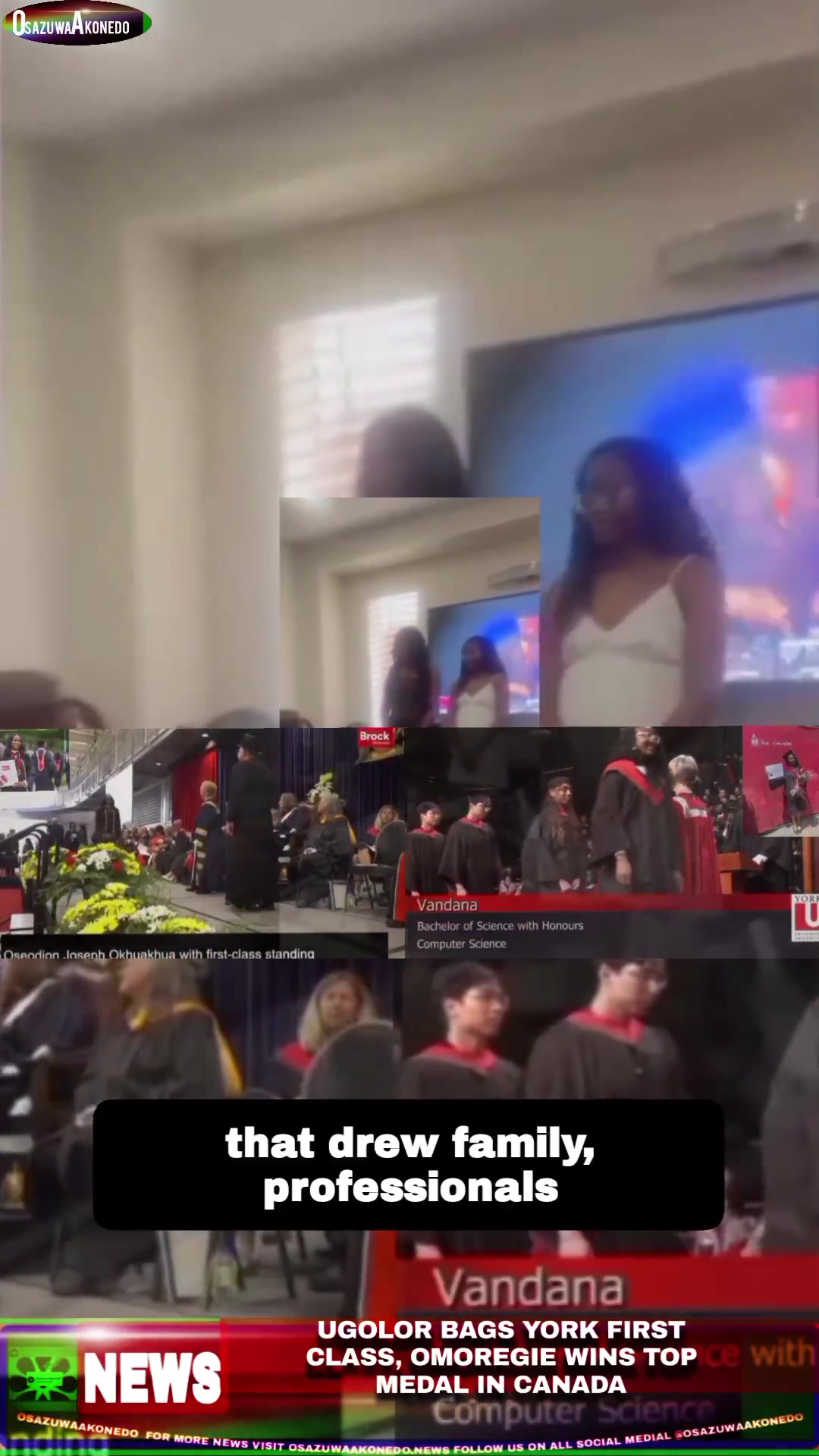 Video thumbnail for Ugolor Bags York First Class, Omoregie Wins Top Medal In Canada