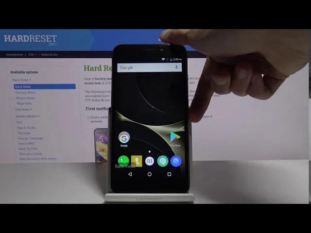 Video thumbnail for How to Turn On Safe Mode on ZTE Nubia N1 Lite - Exit Safe Mode