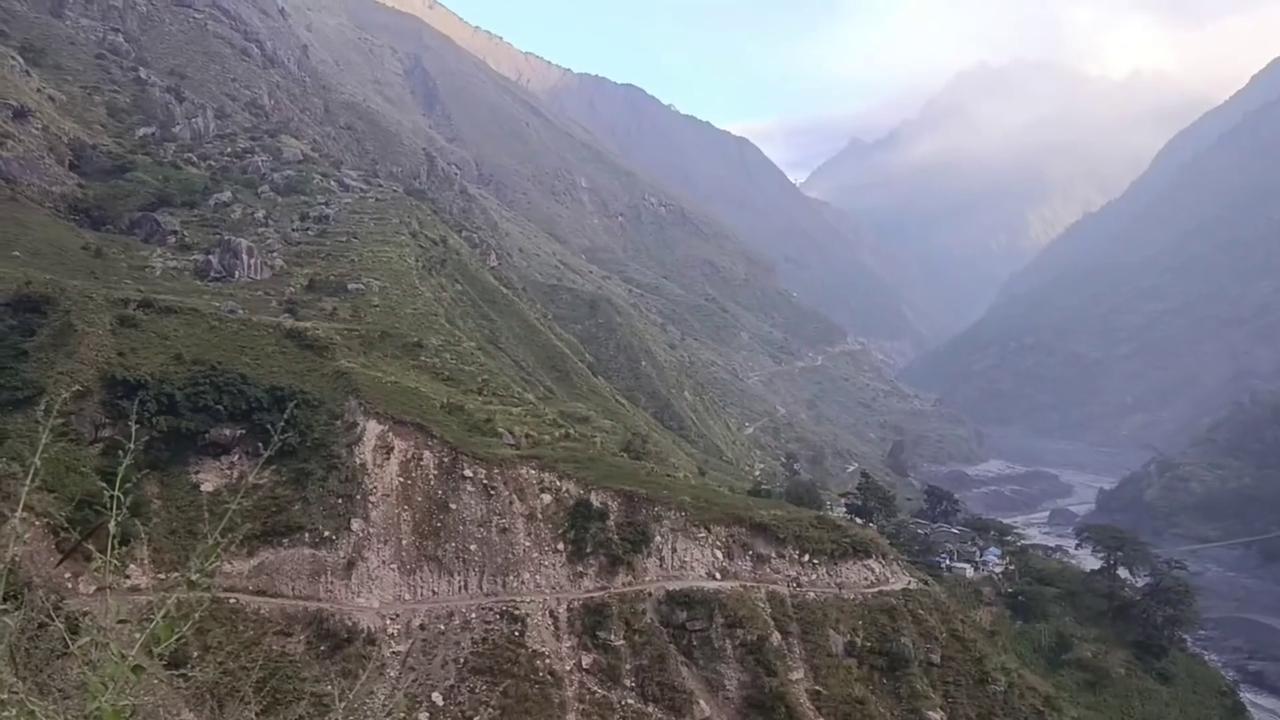 Video thumbnail for Nepal: Floods Sweep Away Homes in Gorkha as Villagers Watch From Higher Ground.