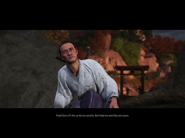 Video thumbnail for Ghost of Yotei - Twin Wolves, Twin Hearts: Find Mad Goro at the Shrine: Oni's Flame & Charm Acquired