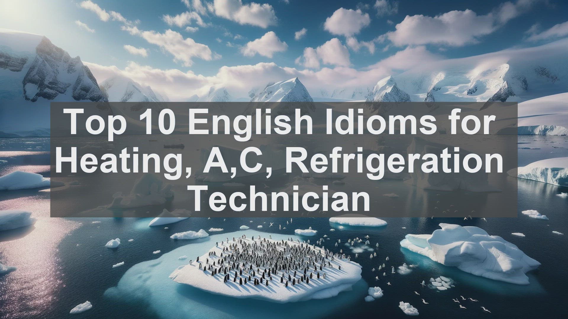 'Video thumbnail for Top 10 English Idioms for Heating AC Refrigeration Technician'