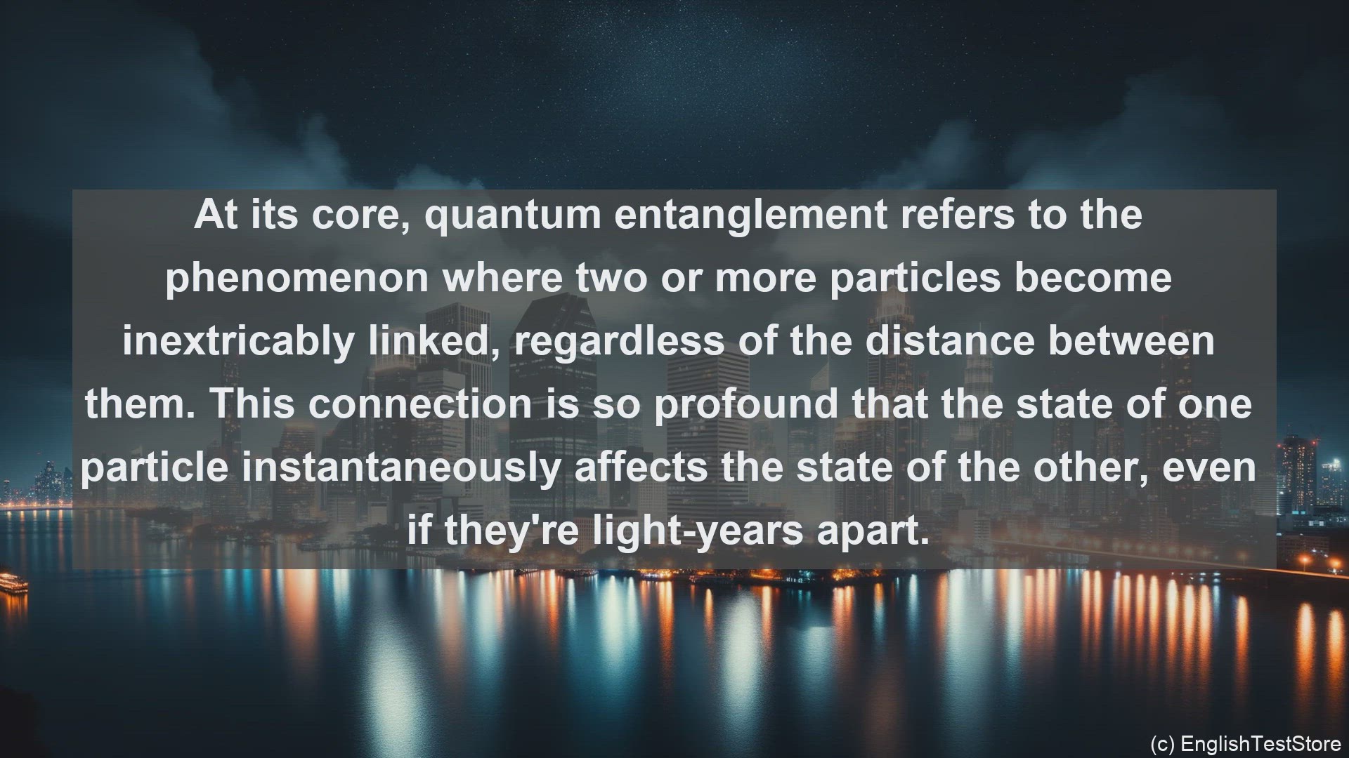 'Video thumbnail for Quantum entanglement in science  definition and examples'