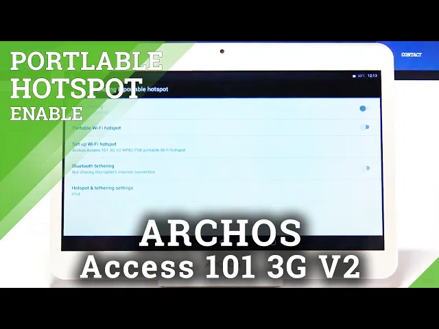 Video thumbnail for How to Create Mobile Hotspot in ARCHOS Access 101 3G V2 – Set Up Portable Hotspot