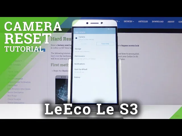Video thumbnail for How to Reset Camera in LeEco Le S3 – Restore Camera Settings