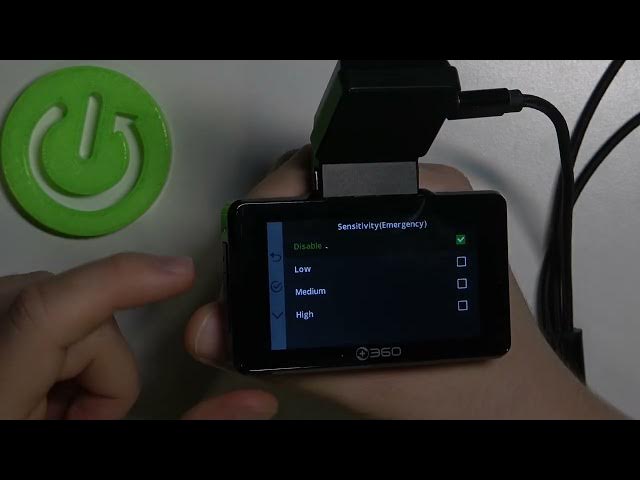 Video thumbnail for How to Adjust Emergency Record Sensitivity in 360 Dash Cam G500H?