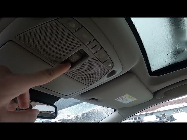 Video thumbnail for How to Open the Roof in Nissan X-Trail III ( 2014 – 2022 ) | Manage Sunroof
