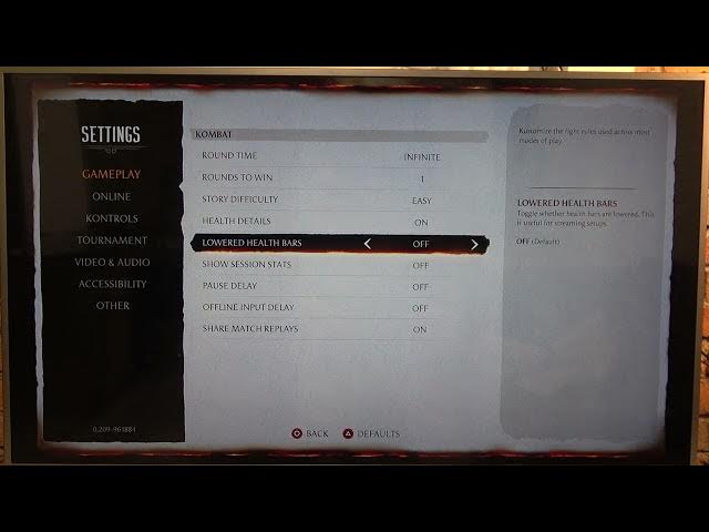 Video thumbnail for How To Enable & Disable Health Details In Mortal Kombat 1