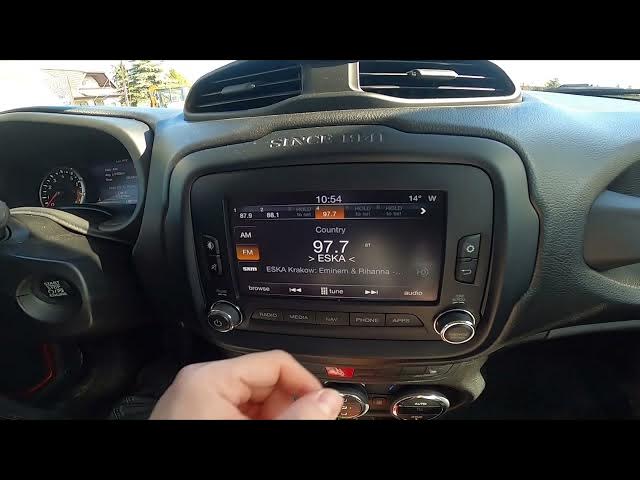 Video thumbnail for How to Assign Radio Station to Button in Jeep Renegade ( 2014 - now )