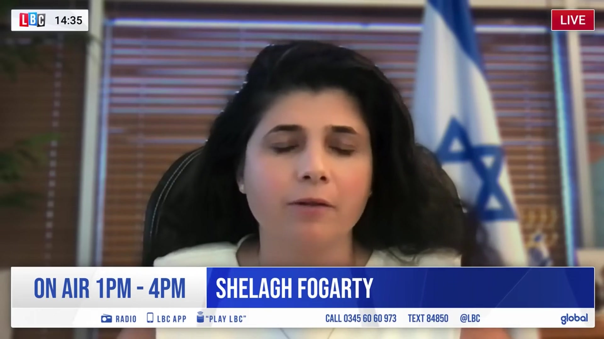 'Video thumbnail for Israeli MP questioned on plans for 'full Gaza occupation' | LBC'