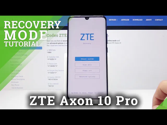 Video thumbnail for How to Enter Recovery Mode in ZTE Axon 10 Pro – Android System Recovery