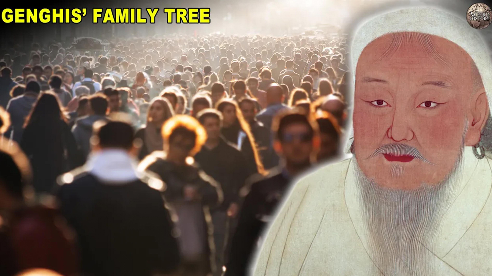 Video thumbnail for How Many People Are Actually Related to Genghis Khan?