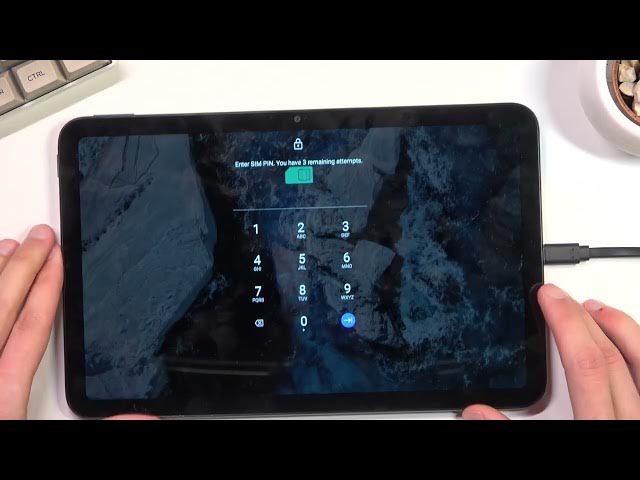Video thumbnail for How to Insert Nano SIM and Micro SD into NOKIA T20 - Input SIM and SD Cards