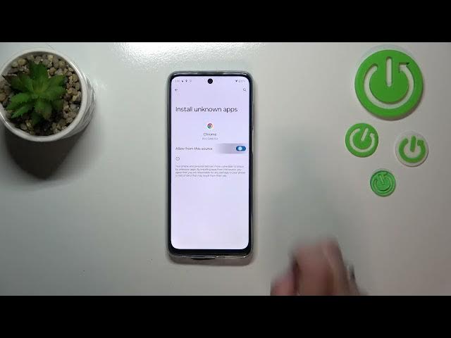 Video thumbnail for How to Allow Unknown Sources in Motorola Moto G73 - Download Apps from Browser