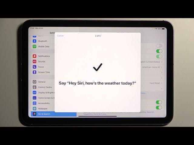 Video thumbnail for How to Enable Hey Siri in iPad mini 2021? Activate Siri Voice Recognition Feature
