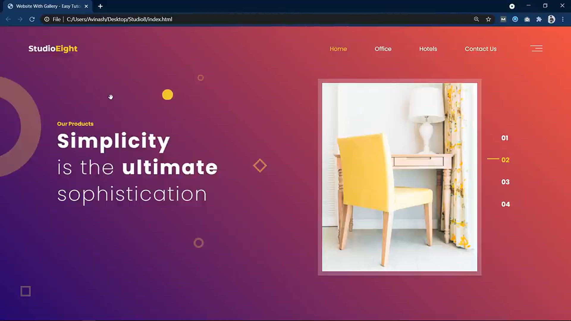 'Video thumbnail for How To Make Cursor Animation On Website Using HTML CSS & JS _ Mouse Move Animation'