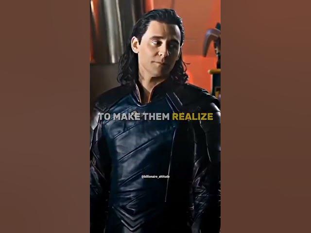 Video thumbnail for SHOW THEM YOUR BAD SIDE   ~ Loki   Attitude status   ~ motivation whatsApp status  1080p