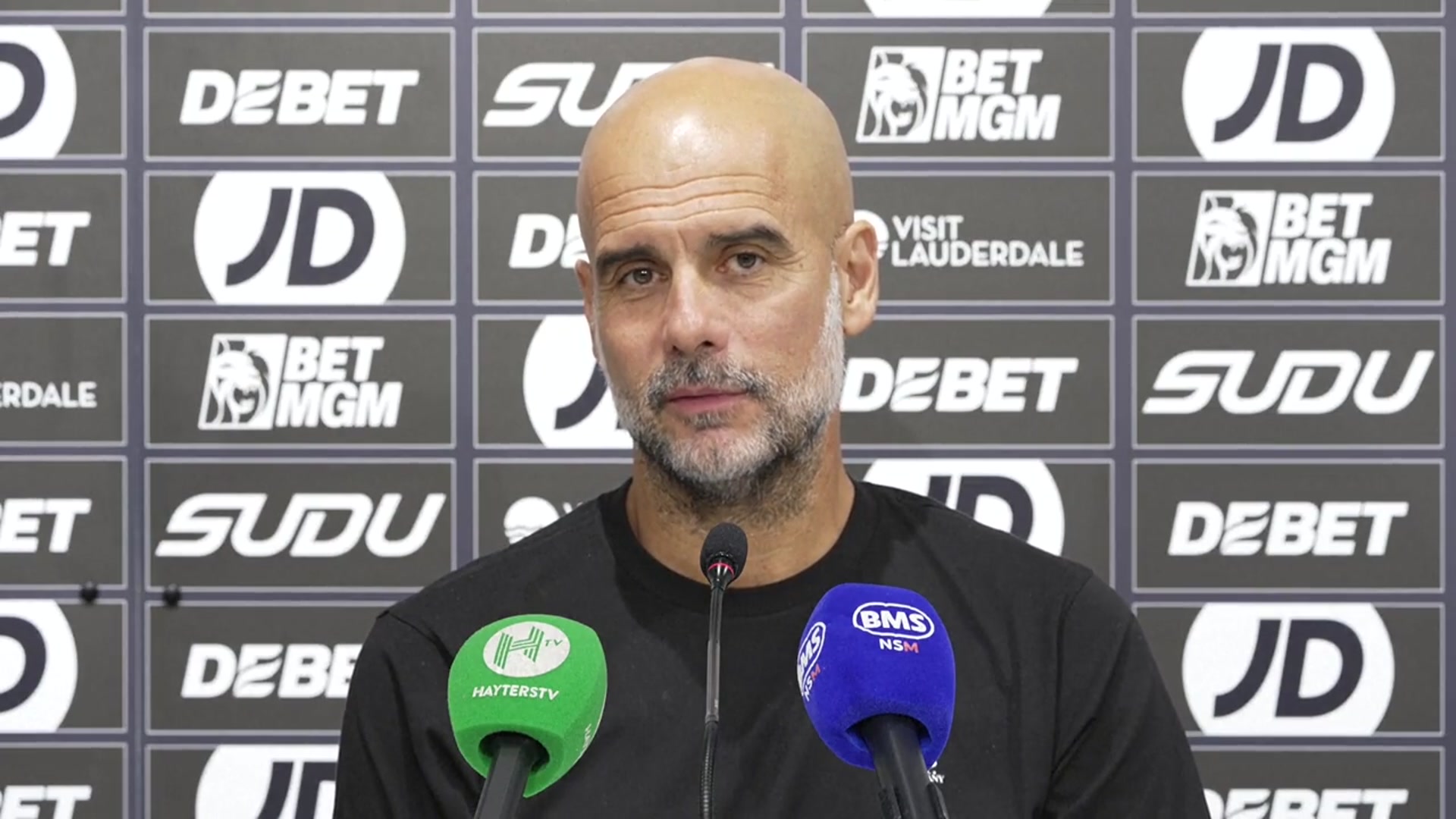 'Video thumbnail for Guardiola: Man City have 'too many players''