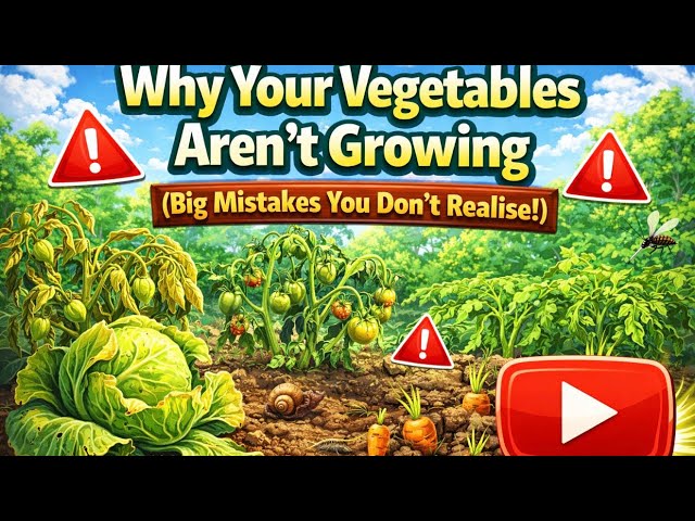Video thumbnail for Why Your Vegetables Aren’t Growing (Big Mistakes You Don’t Realise!)