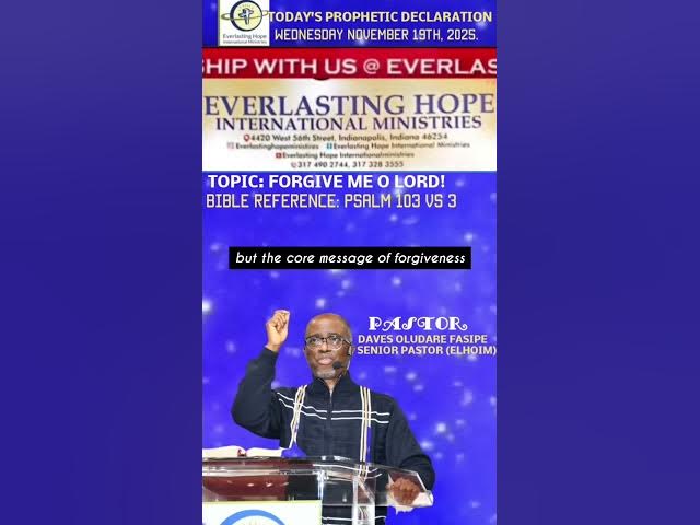 Video thumbnail for PROPHETIC DECLARATION