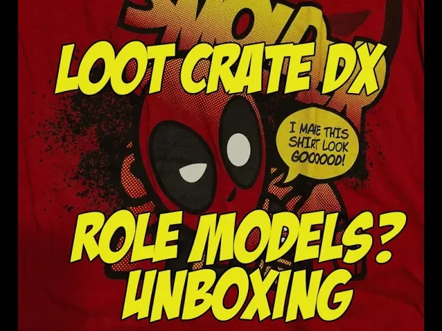 Video thumbnail for Deadpool Loot Crate DX May 2018 "Role Models?" unboxing and review
