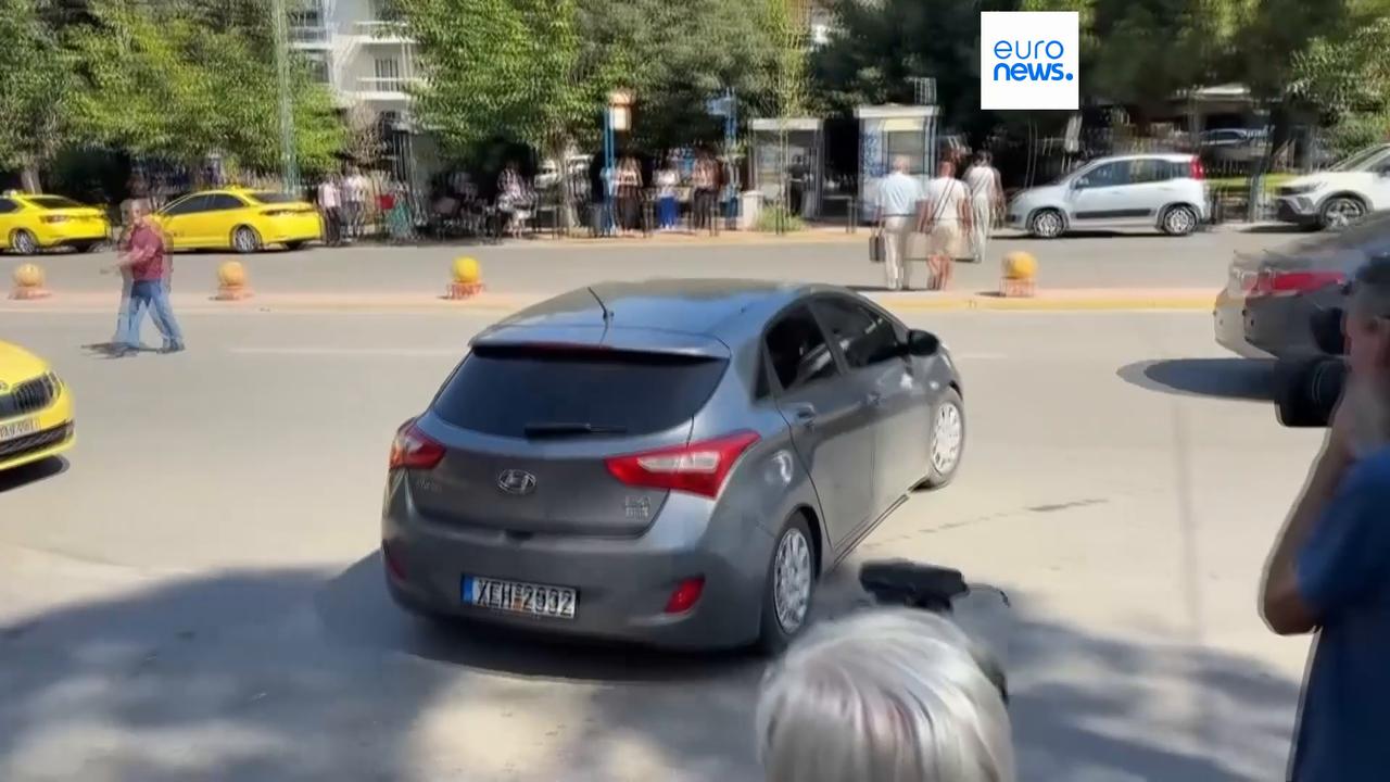 Video thumbnail for Suspect accused of killing woman found in suitcase in Greece gives statement