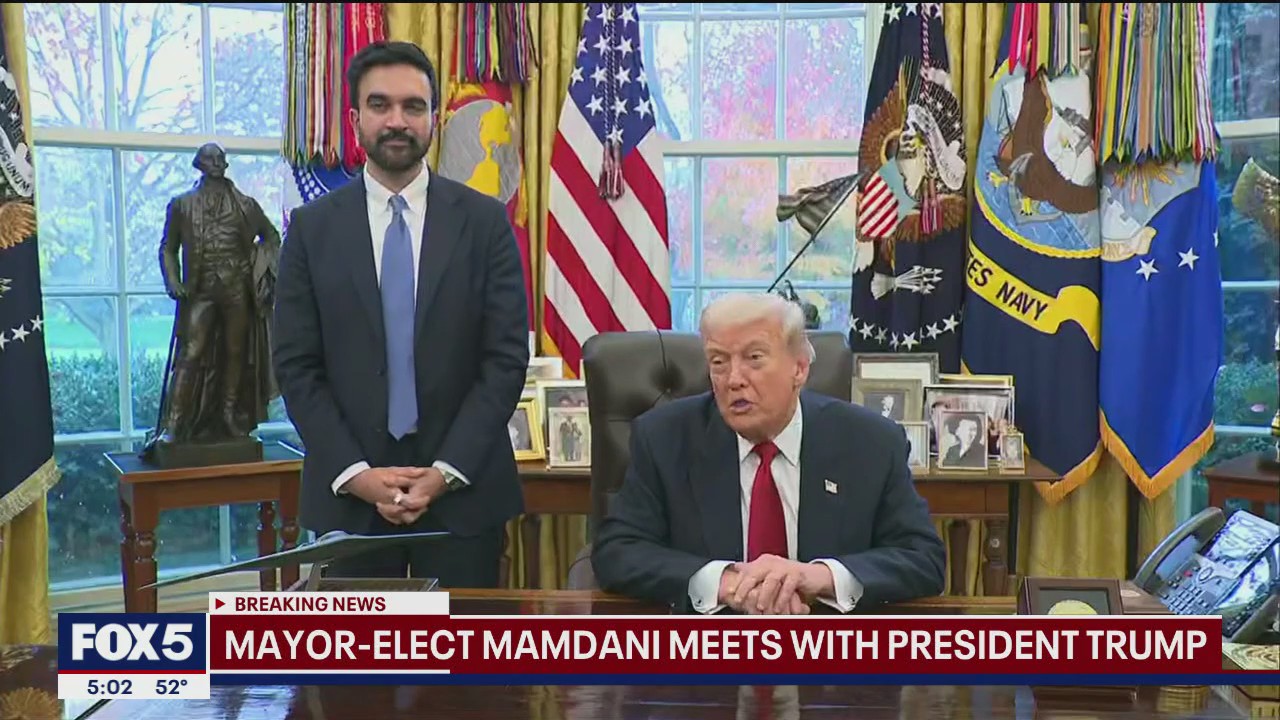 Video thumbnail for NYC Mayor-elect Mamdani meets with President Trump