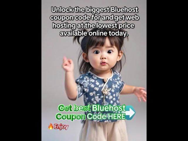 Video thumbnail for bluehost coupon code best discount in description