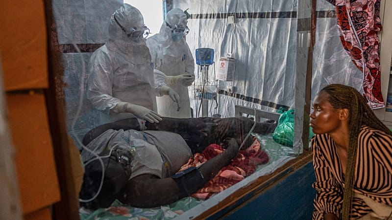 Video thumbnail for Ebola: Health workers battle virus and stigma