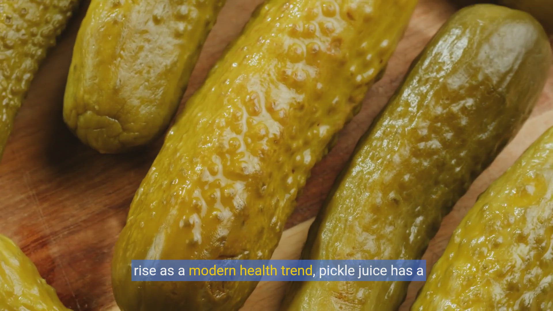 'Video thumbnail for The Fascinating Journey of Pickle Juice: From Ancient Remedy to Modern Health Trend'