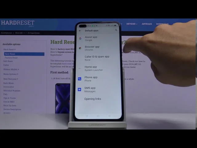Video thumbnail for How to Set Up Default Browser in REALME X3 SuperZoom – Change Default Internet Browser