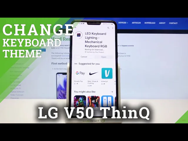 Video thumbnail for How to Download & Install LED Keyboard in LG V50 ThinQ – Find Keyboard Lightning Effects
