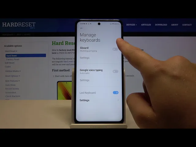 Video thumbnail for How to Enter Text Correction in XIAOMI Poco X3 – Find Correction Options