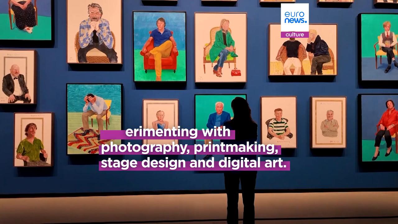 Video thumbnail for British artist David Hockney dies aged 88