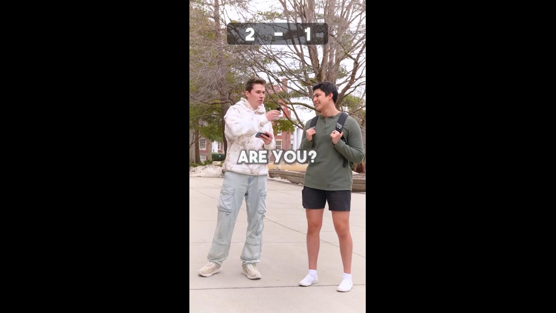 'Video thumbnail for Chris Stocks: college trivia challenge: friends compete for cash!'
