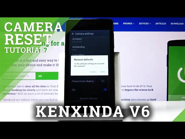 Video thumbnail for How to Reset Camera in KENXINDA V6 – Reset Camera Settings