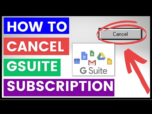 Video thumbnail for How To Cancel a GSuite Subscription? [in 2025]