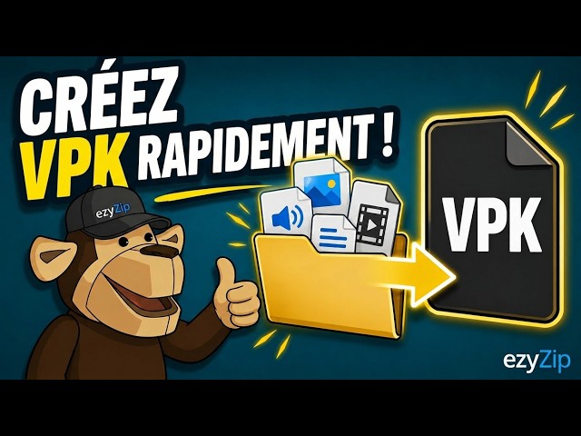 Video thumbnail for 📦 Comment Créer des Fichiers VPK en Ligne Gratuitement | Aucune Installation de Logiciel Requise