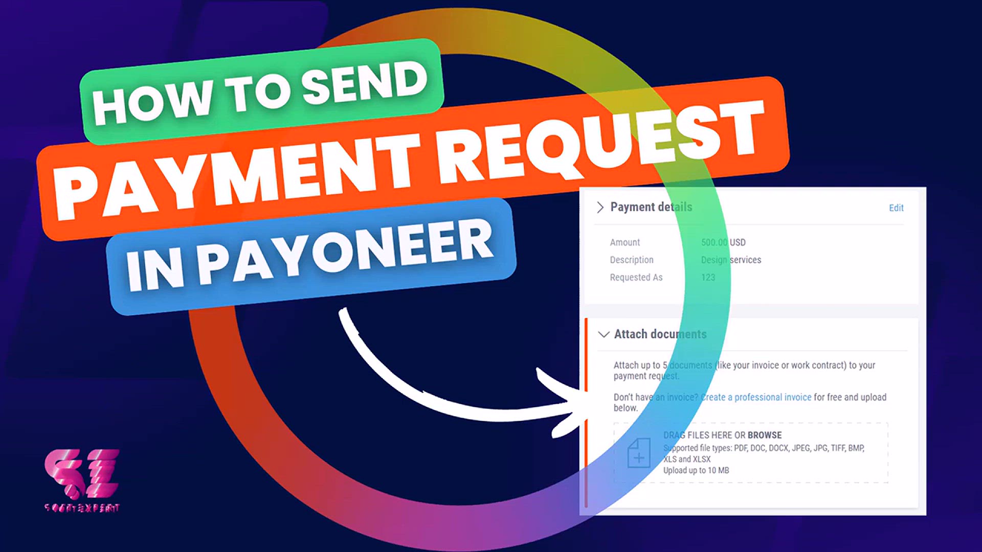 'Video thumbnail for Payoneer invoice - How To Send Payment Request on Payoneer'