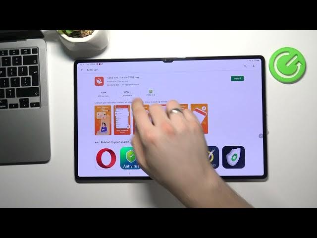 Video thumbnail for Samsung Galaxy Tab S8 Ultra - How To Setup Free VPN
