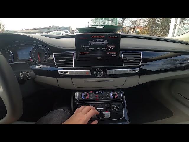 Video thumbnail for How to Set Individual Driving Mode in Audi A8 D4 ( 2010 - 2017 ) | Setup Driving Mode