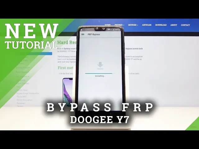 Video thumbnail for How to Bypass Google Verification in DOOGEE Y7 - FRP Unlock