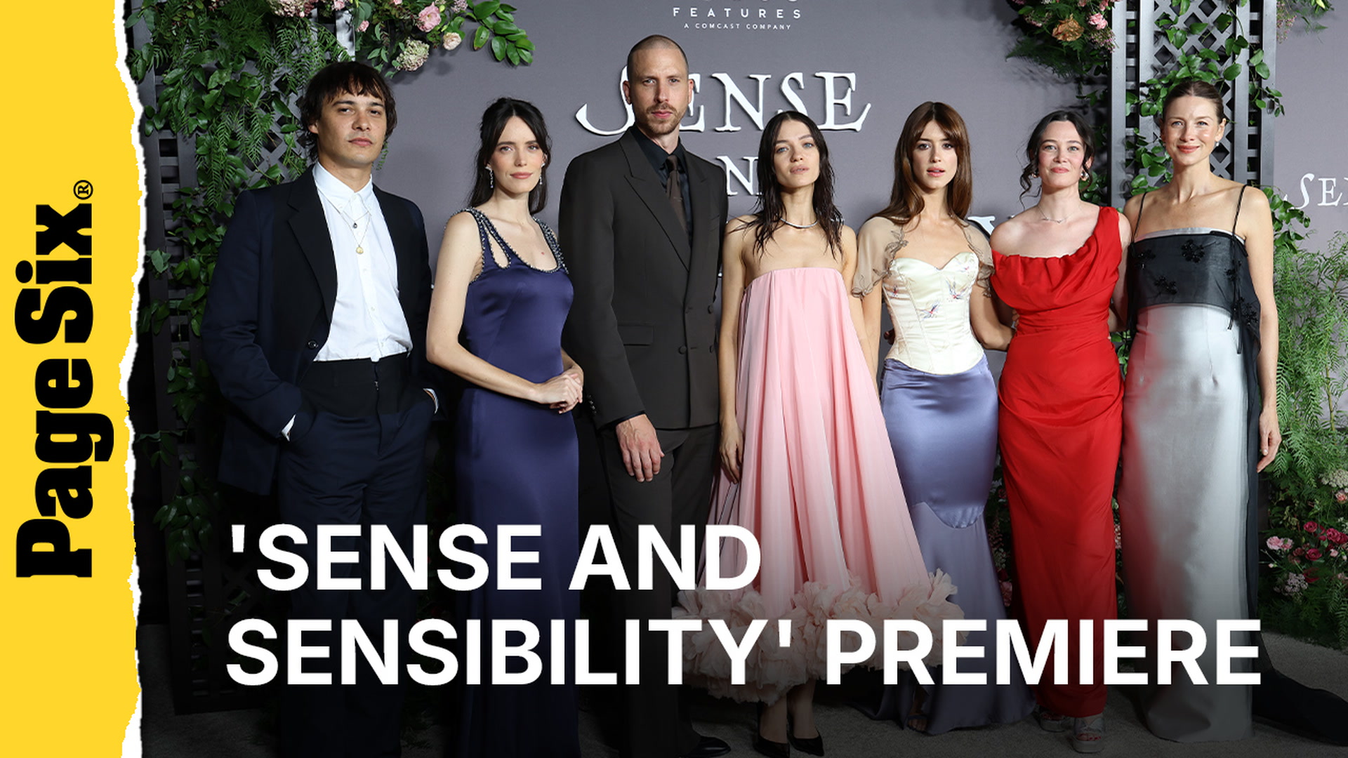 Video thumbnail for Daisy Edgar-Jones, George MacKay and more pose at the 'Sense and Sensibility' premiere
