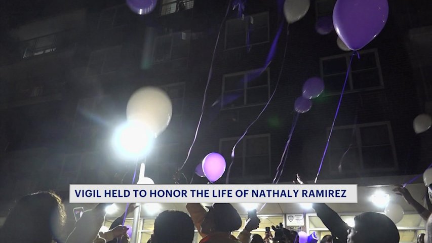 Video thumbnail for Vigil held for women allegedly pushed off 15th floor balcony, along with 8-month-old baby