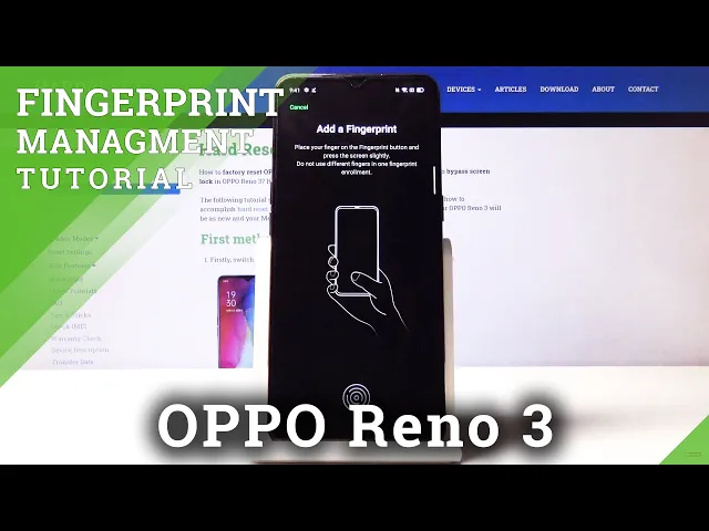 Video thumbnail for How to Set Up Fingerprint in OPPO Reno 3 – Fingerprint Unlock
