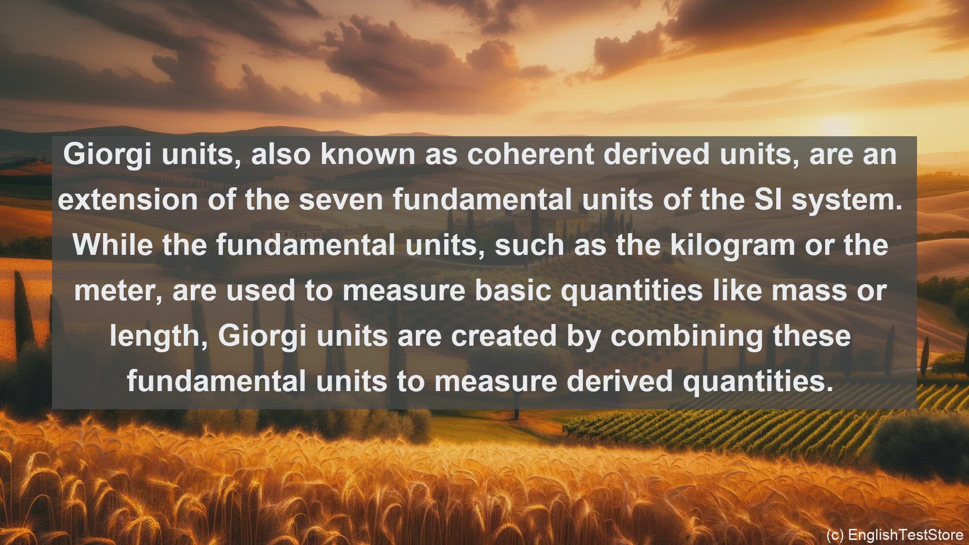 'Video thumbnail for Giorgi units in science  definition and examples'