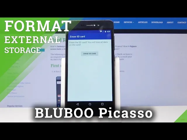 Video thumbnail for How to Format SD Card in BLUBOO Picasso – Remove All Data Stored on SD