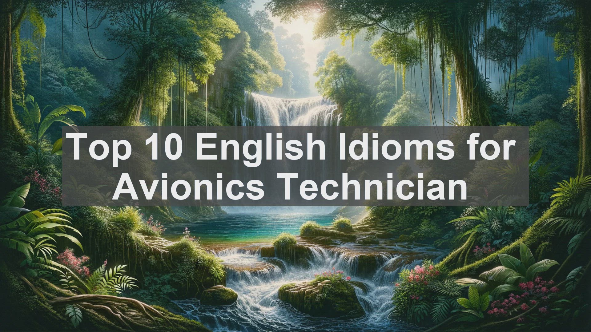 'Video thumbnail for Top 10 English Idioms for Avionics Technician'