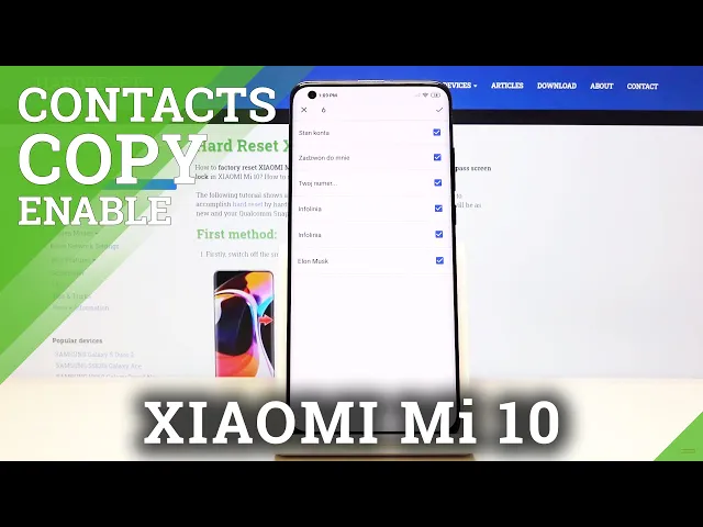 Video thumbnail for How to Copy Contacts in XIAOMI Mi 10 – Relocate Contacts